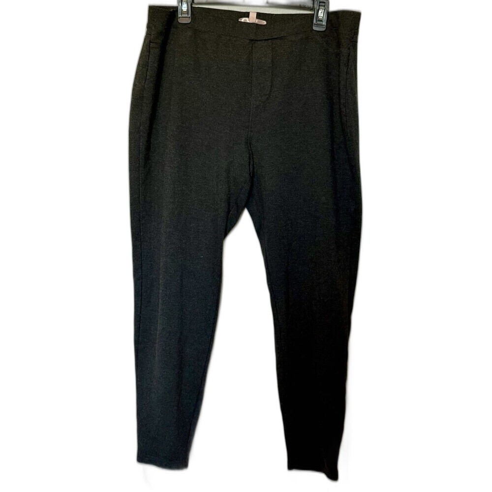 Philosophy Womans Pants Size 2X -L Dark Gray Casual Leggings